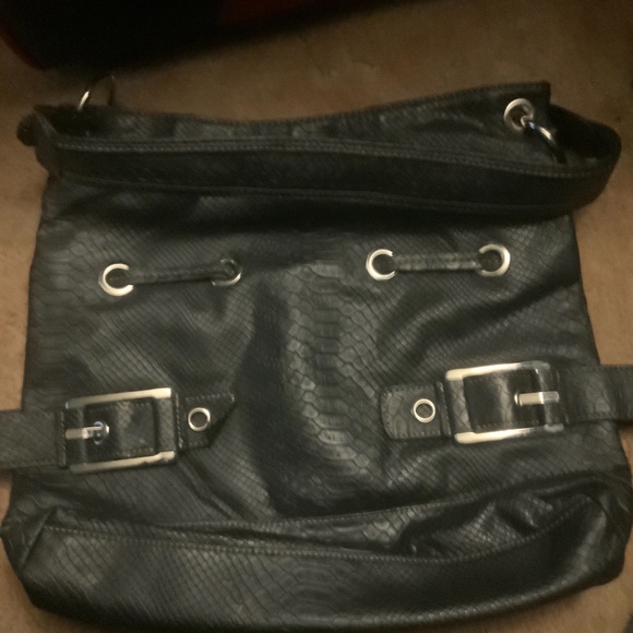 Reflections Black Leather Purse - Picture 1 of 2